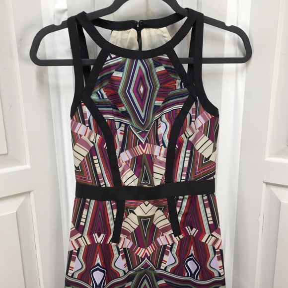 Sabine Colorful Geometric Pattern Maxi Dress - Picture 6 of 16